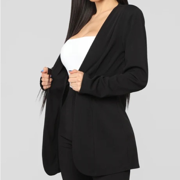 Fashion Nova Elegant Black Blazer - Picture 4 of 11